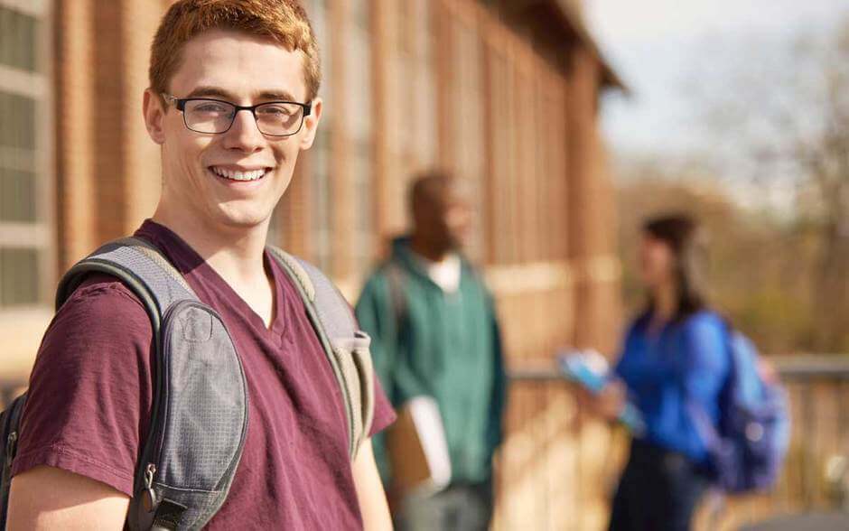 Resident Life college students hanging out