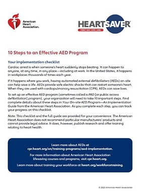 AED 10 Steps to an Effective AED Program AED_10Steps_opt