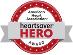 American Heart Association heartsaver HERO Award