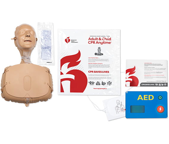 What’s in my Adult & Child CPR Anytime® Training Kit?